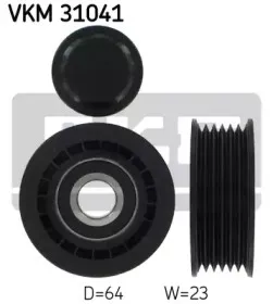 VKM 31041 SKF Обводний ролик SKF купить